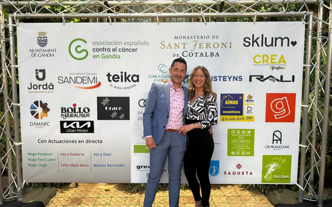 Un año más estamos presentes en la Gala Solidaria AECC de Gandia