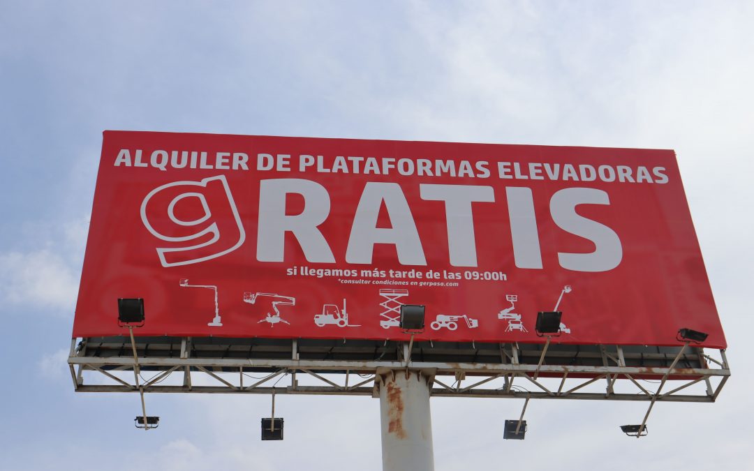 Así de brillante luce nuestra nueva lona corporativa