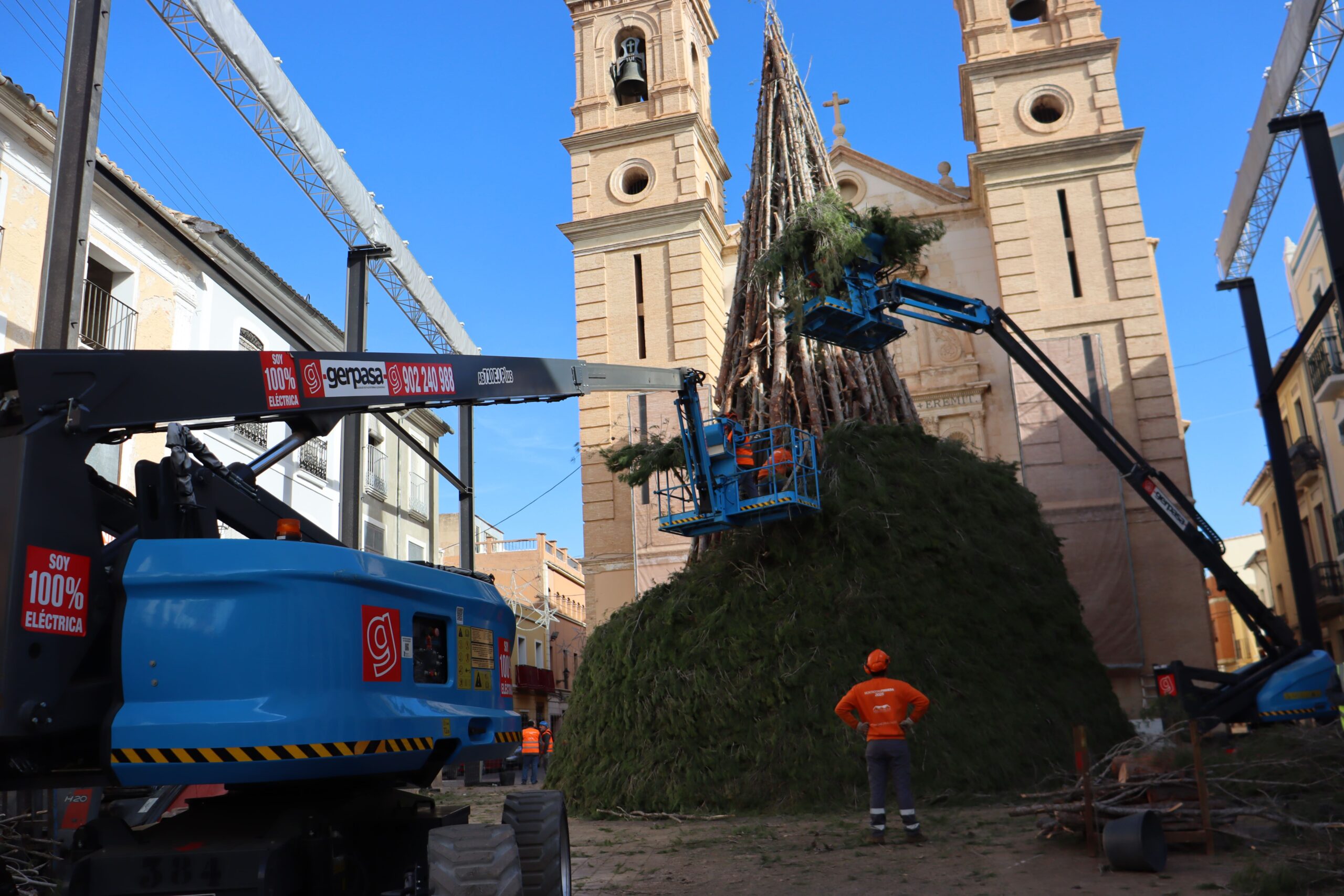 ¡La Foguera de Sant Antoni 2025, elaborada sin combustible, sin ruidos y sin humo!