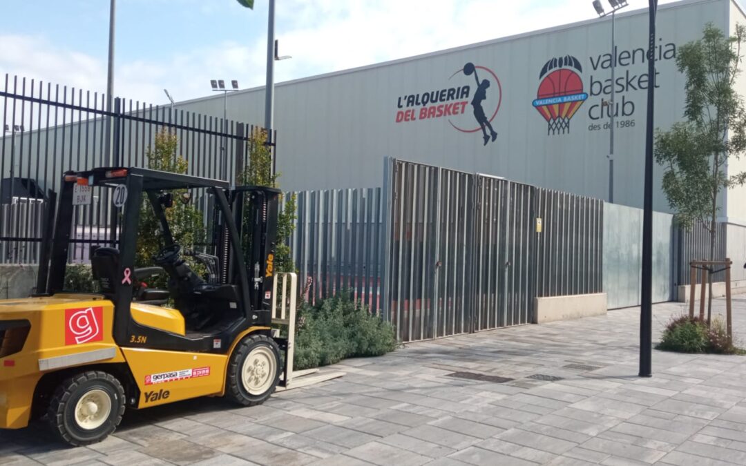 ¡Nuestro nuevo modelo de carretilla elevadora debuta en el Roig Arena!